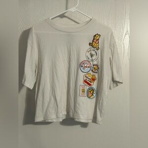 Disney White Winnie the Pooh Graphic Tee